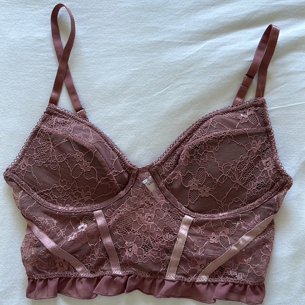 Garage Women’s Nue Lace Bralette/Crop Top (Size: XS)